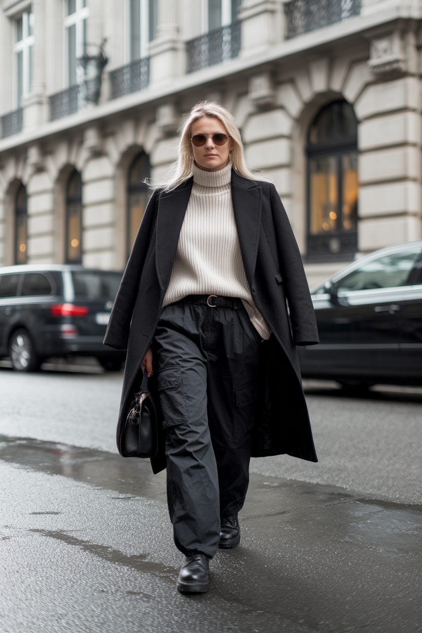 Styling Black Cargo Pants Outfit Winter This Season outfit idea