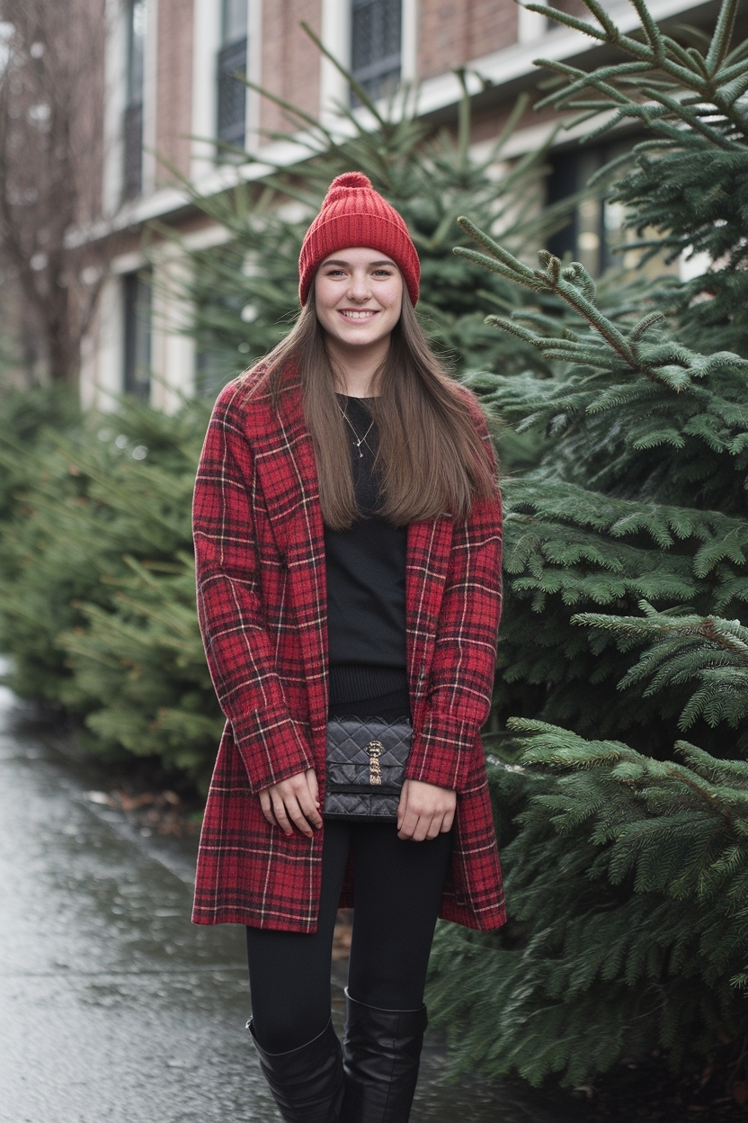 Trendy Christmas Eve Outfits for Teens to Shine outfit idea