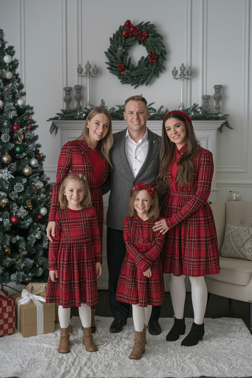 Choosing Christmas Family Photoshoot Outfits That Shine outfit idea