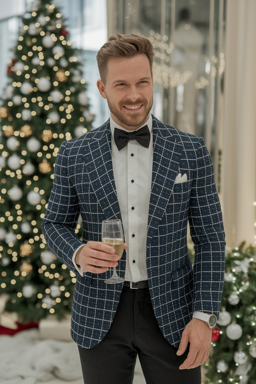 Trendy Christmas Party Outfits Men Can Rock with Style outfit idea