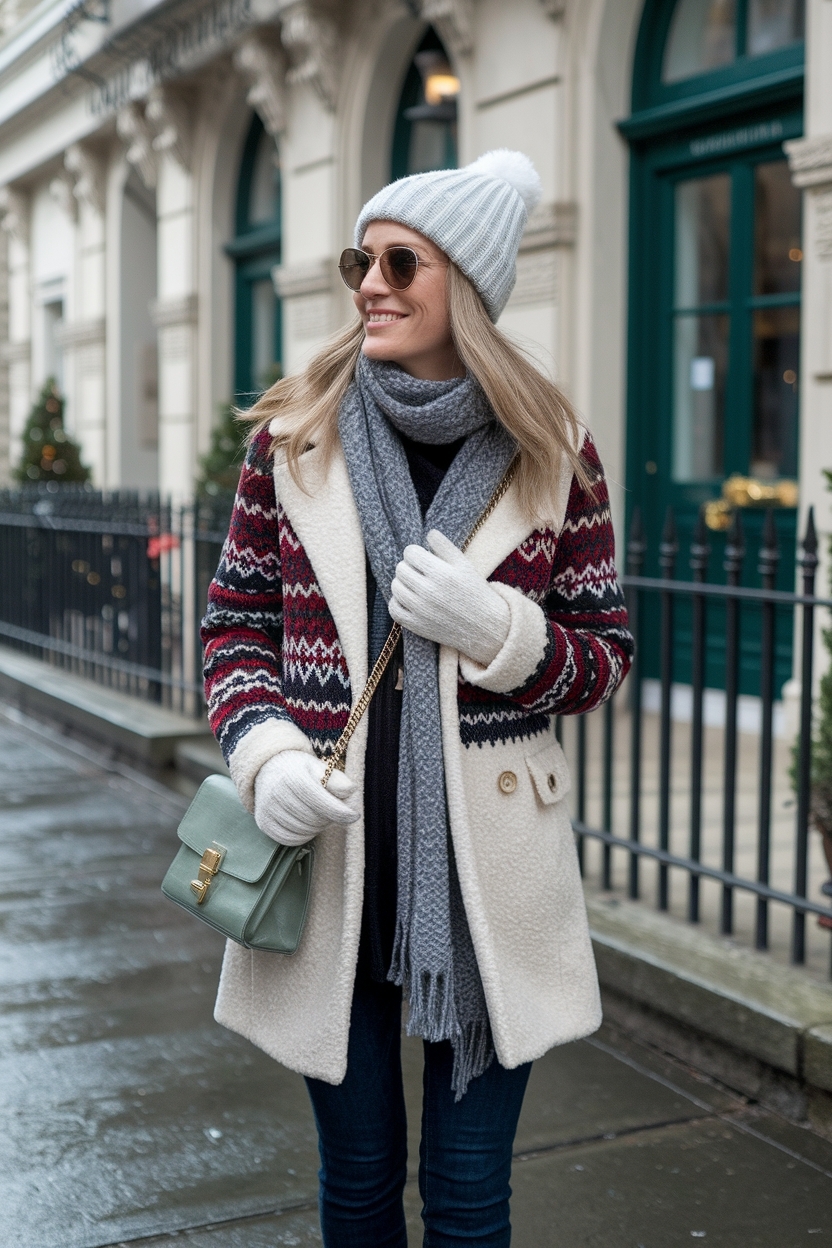 Cold Weather Holiday Outfits for Festive Gatherings outfit idea