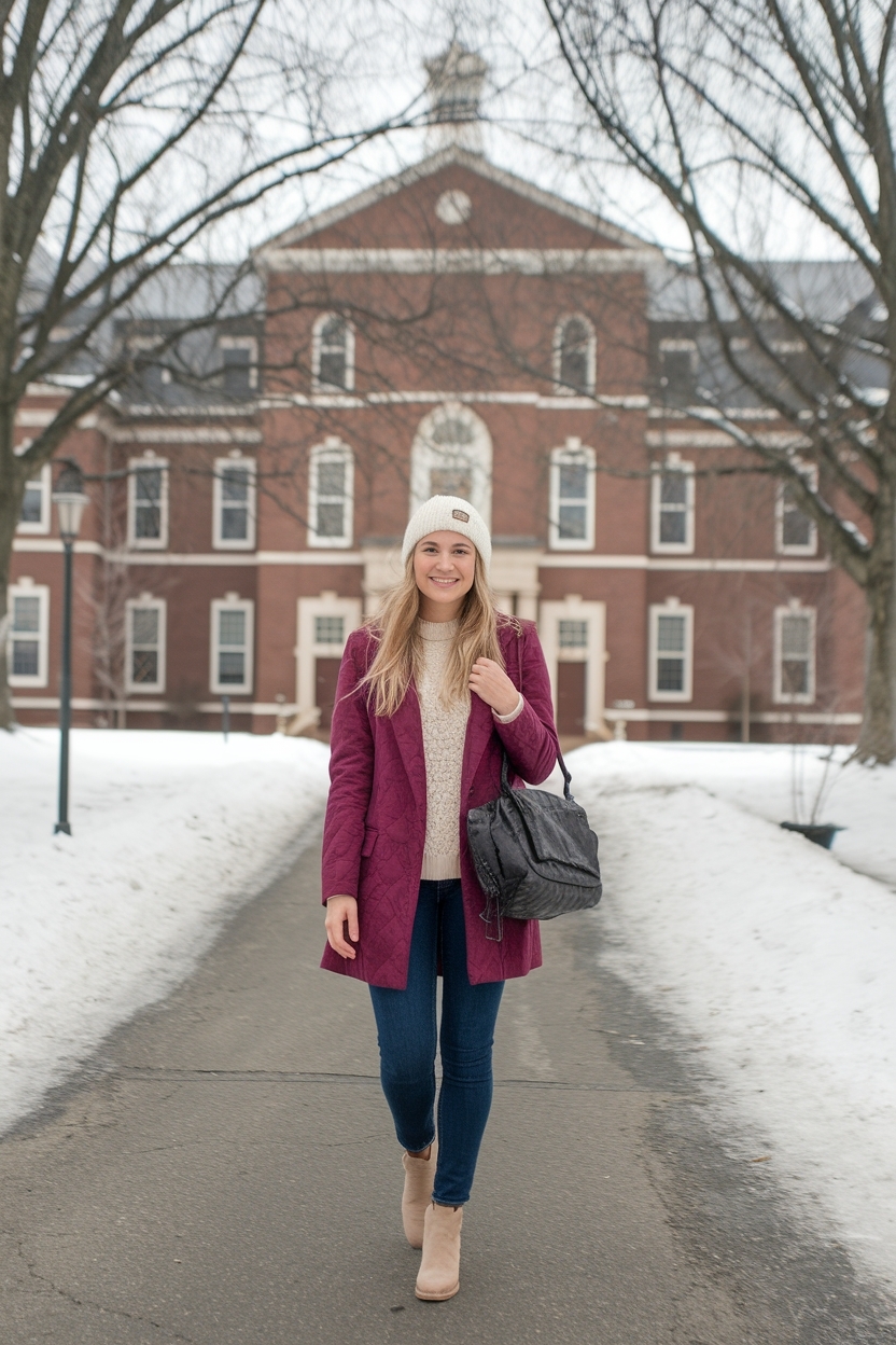 Everyday College Outfits Winter: Comfort Meets Fashion outfit idea