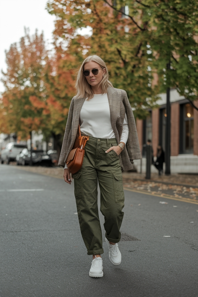 Fall Cargo Pants Outfit Women: Fashionable Choices to Make outfit idea