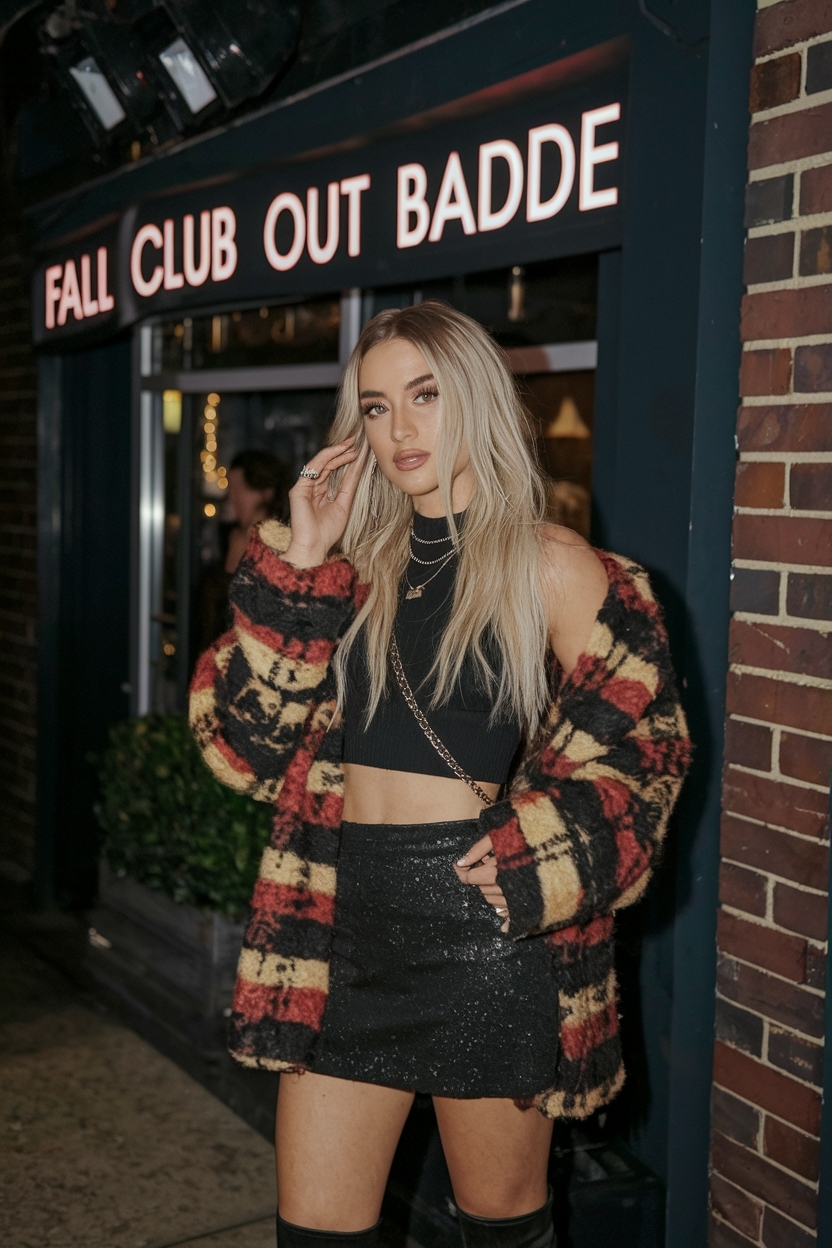 Trendy Fall Club Outfits Night Going Out Baddie Style outfit idea