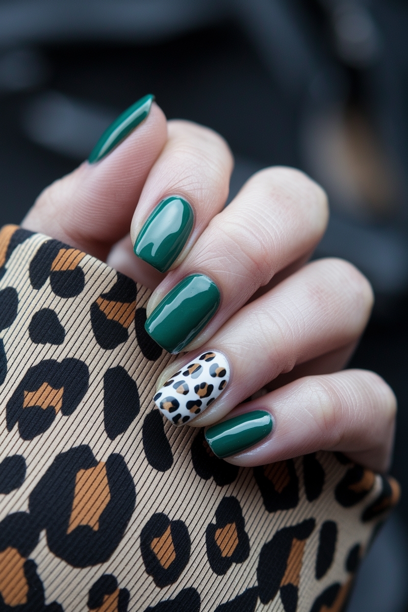 Trending Fall Nails: Cheetah Print Inspiration