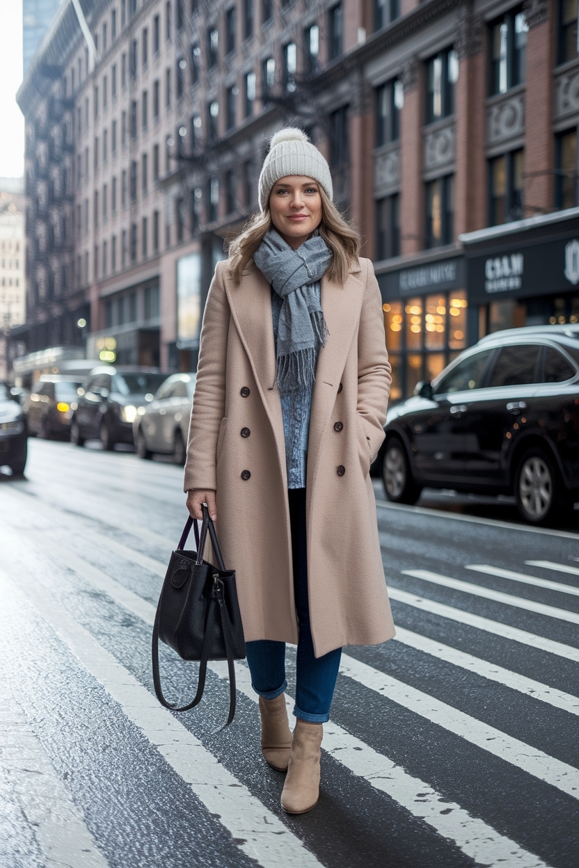 NYC Winter Outfits Cold Weather: Street Style Inspiration outfit idea