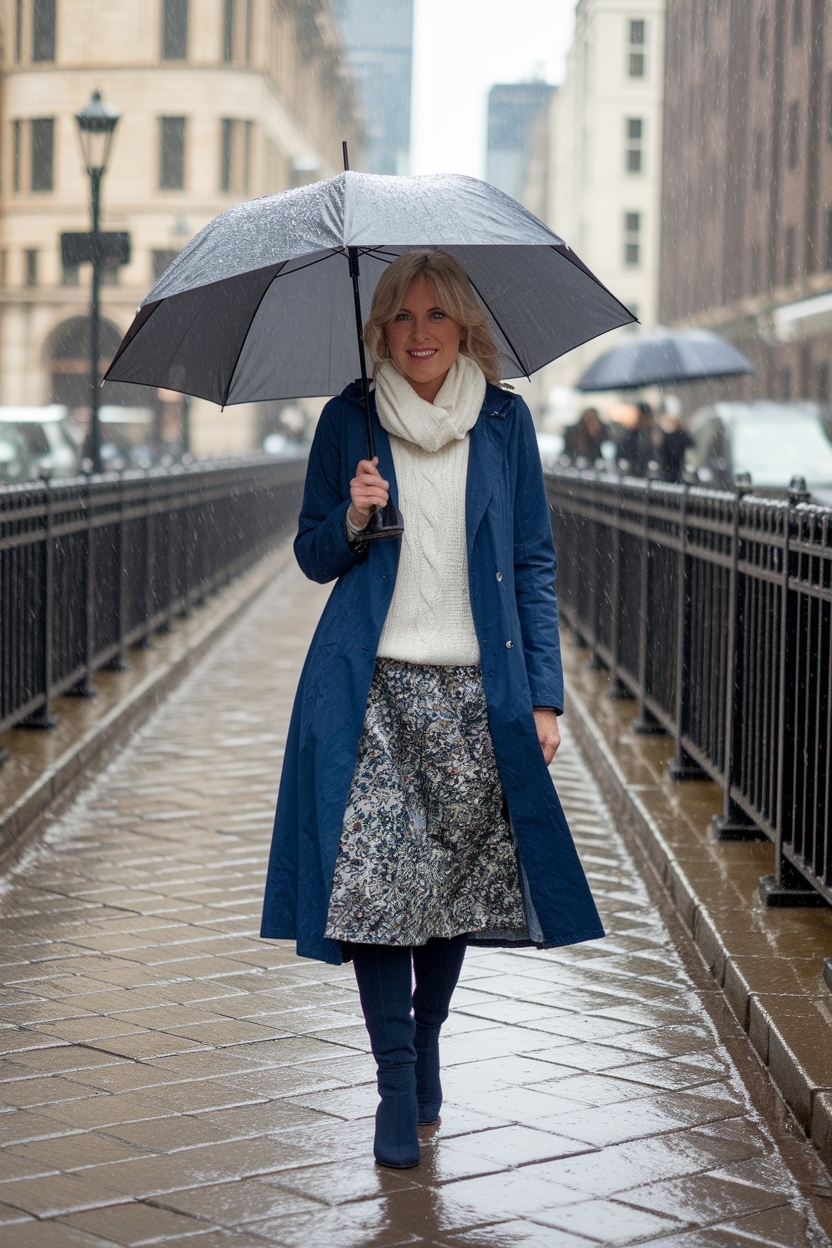 Rainy Day Church Outfit Winter: Chic and Practical Looks outfit idea