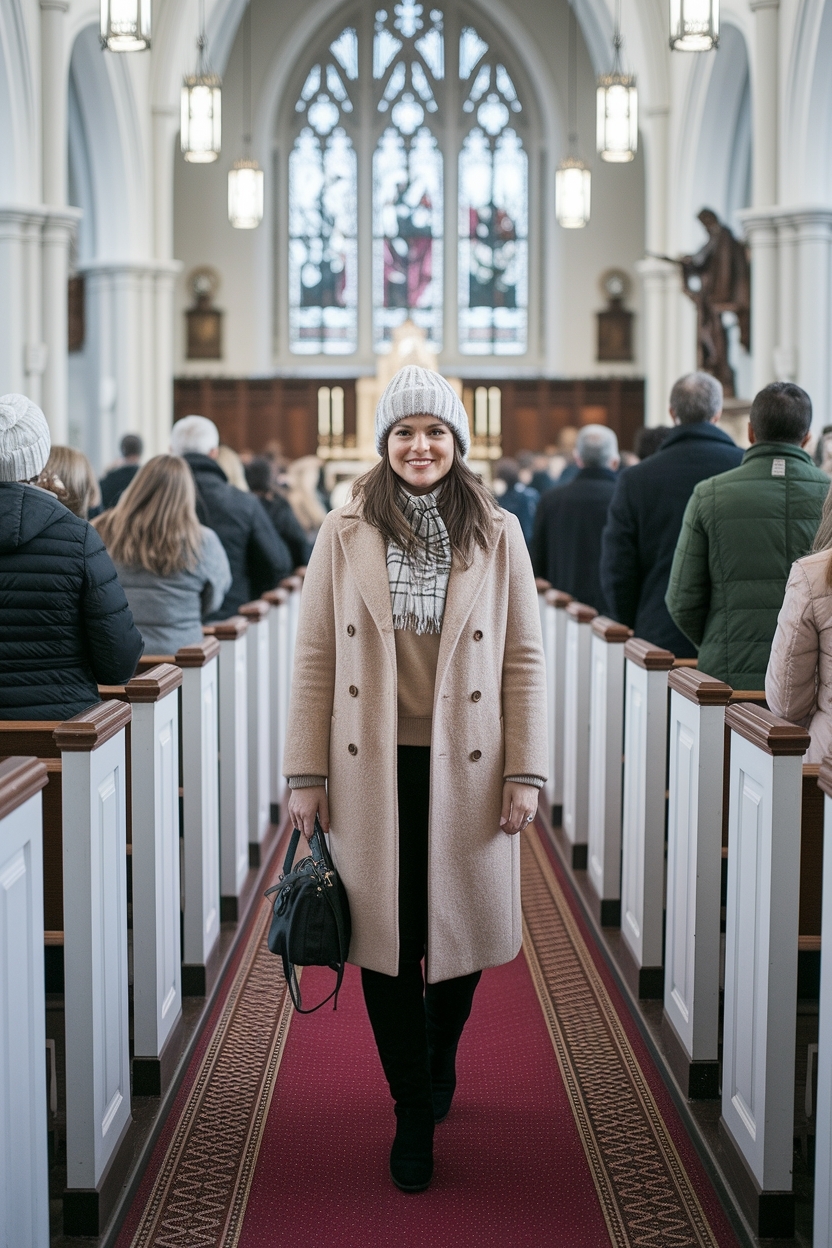 Sunday Winter Outfit Church: Trendy Styles for Churchgoers outfit idea
