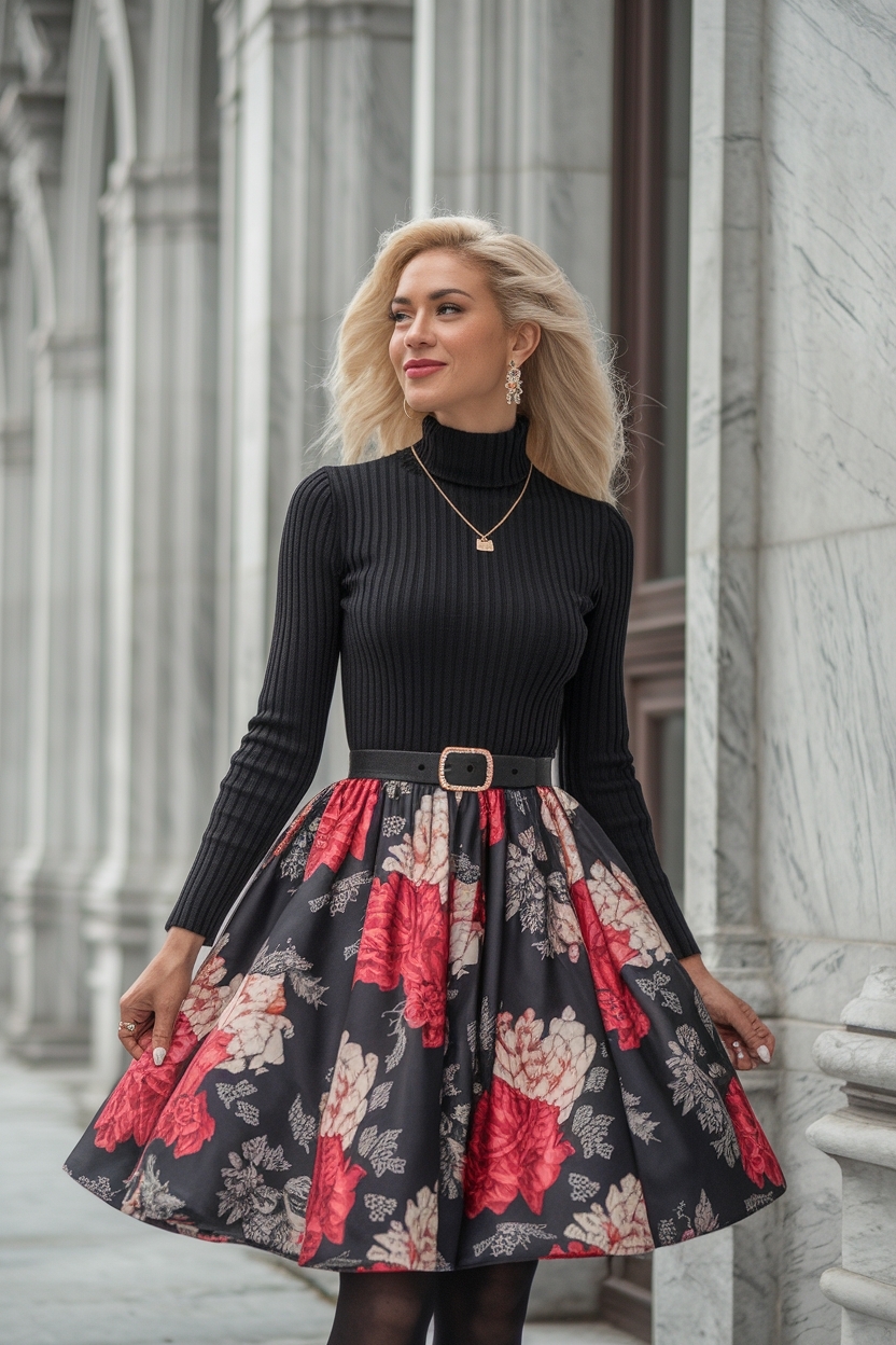 Winter Birthday Dress Black Women: Elegant Options outfit idea