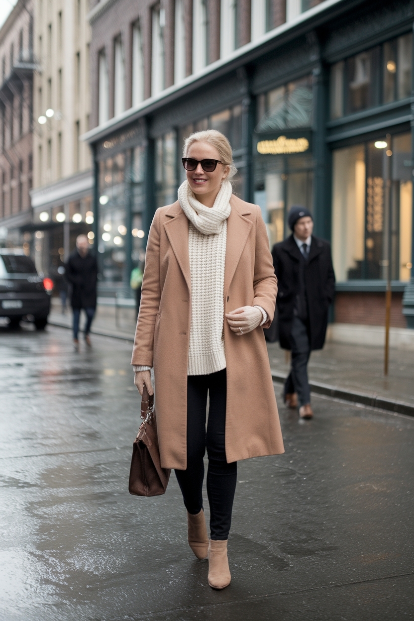 Winter Business Casual Outfits for Cold Weather Comfort outfit idea