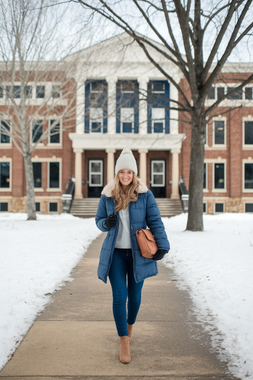 Winter Class Outfits College: Stylish and Functional outfit idea