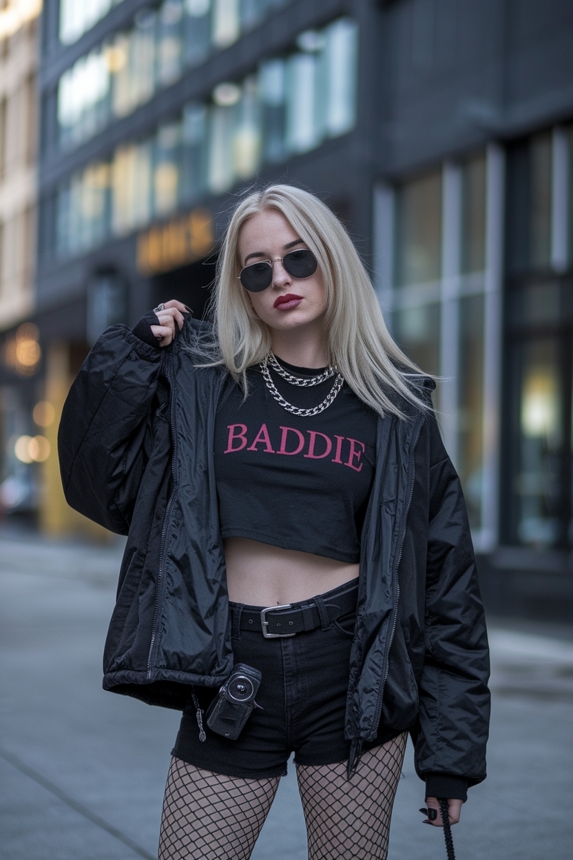 90s Grunge Outfits Women Baddie: Edgy Fashion Inspiration outfit idea