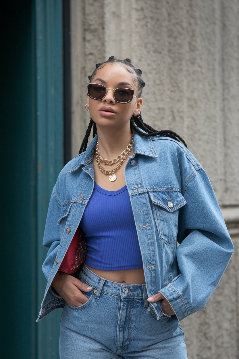 90s Hip Hop Fashion Women Old School: Retro Looks outfit idea