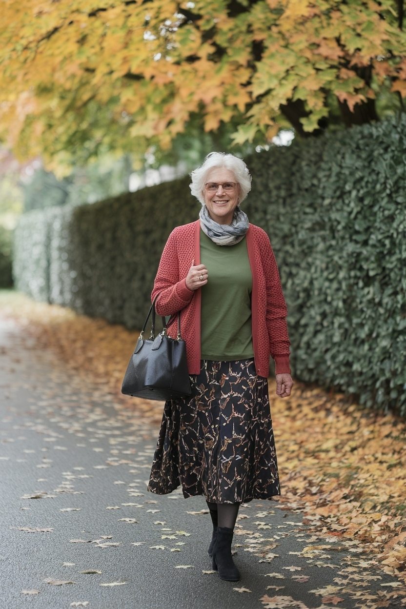 Sophisticated Autumn Outfits Women Over 60 to Inspire You outfit idea