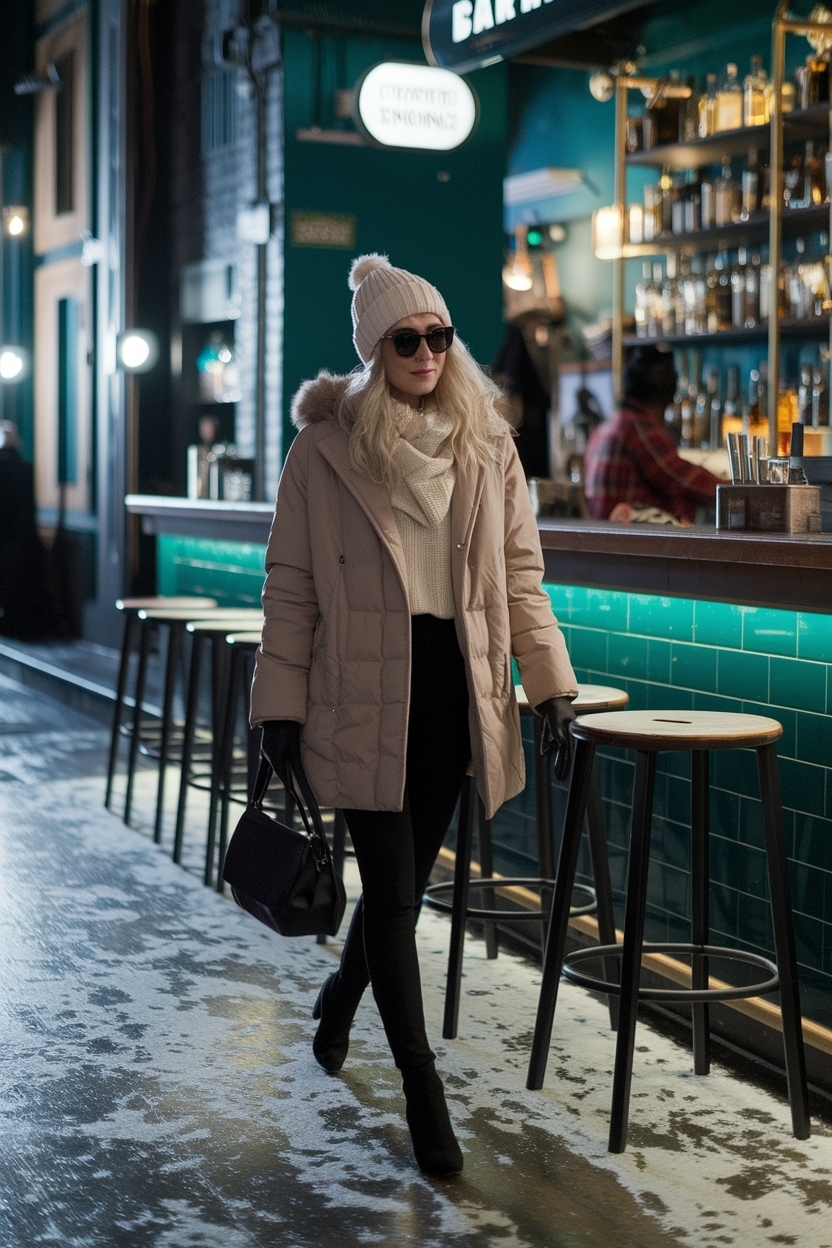 Stylish Bar Hopping Outfit Night Winter for Fun Nights Out outfit idea