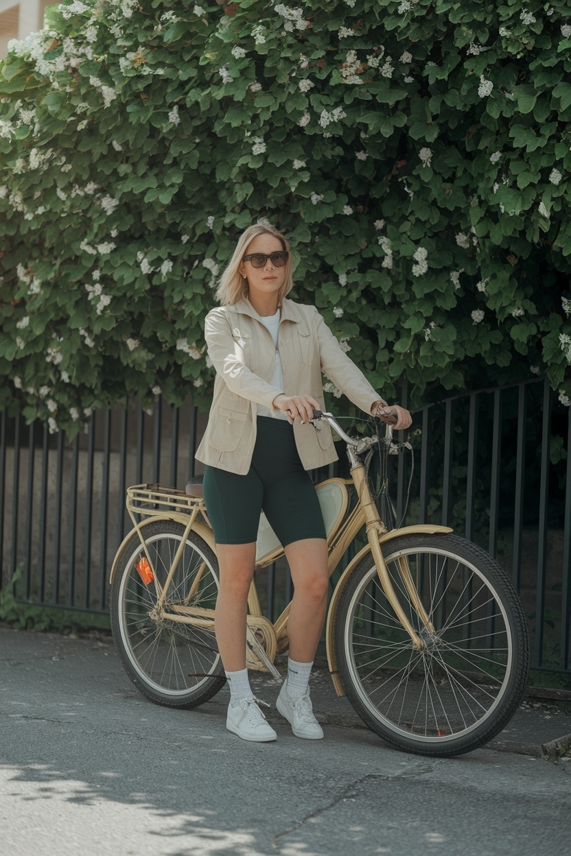 Biker Shorts Outfit Summer Casual: Stay Comfortable and Chic outfit idea