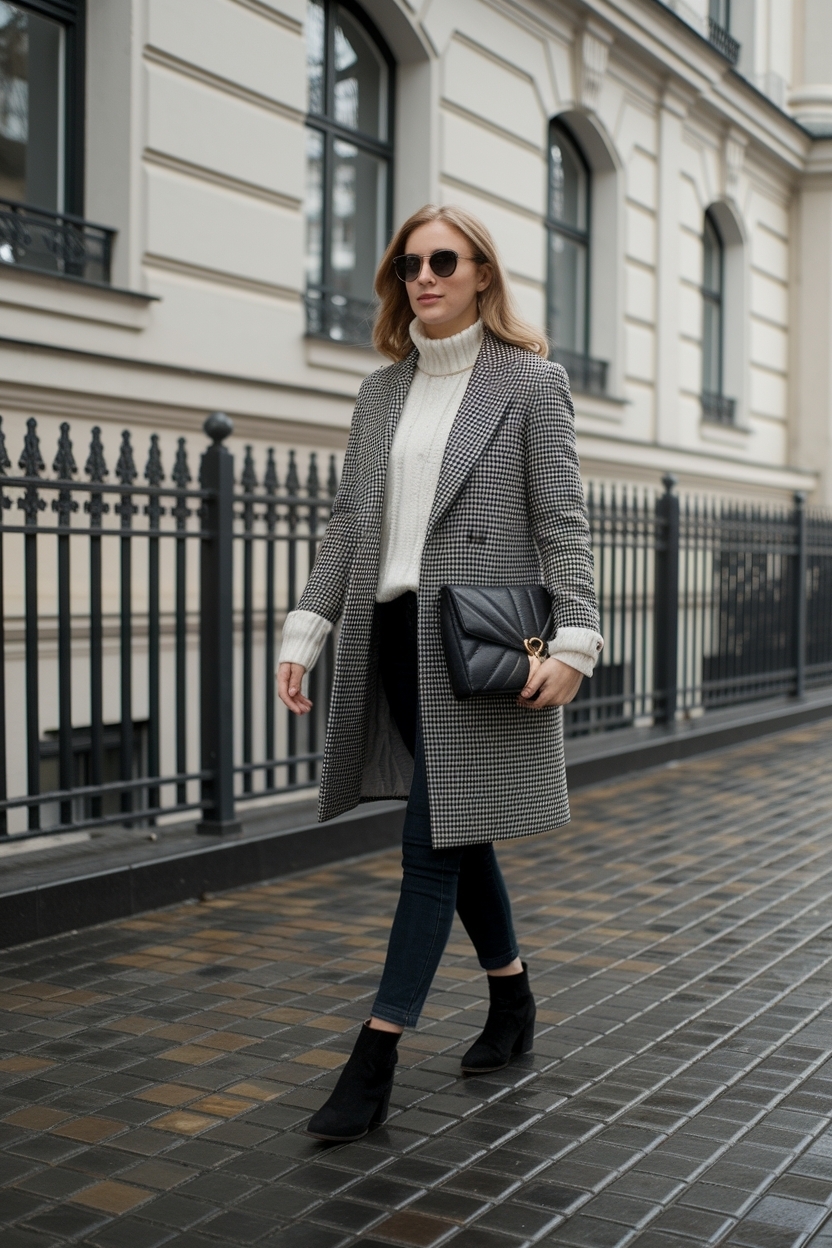 Elevate Your Look: Black Ankle Boots Outfit Winter Essentials outfit idea