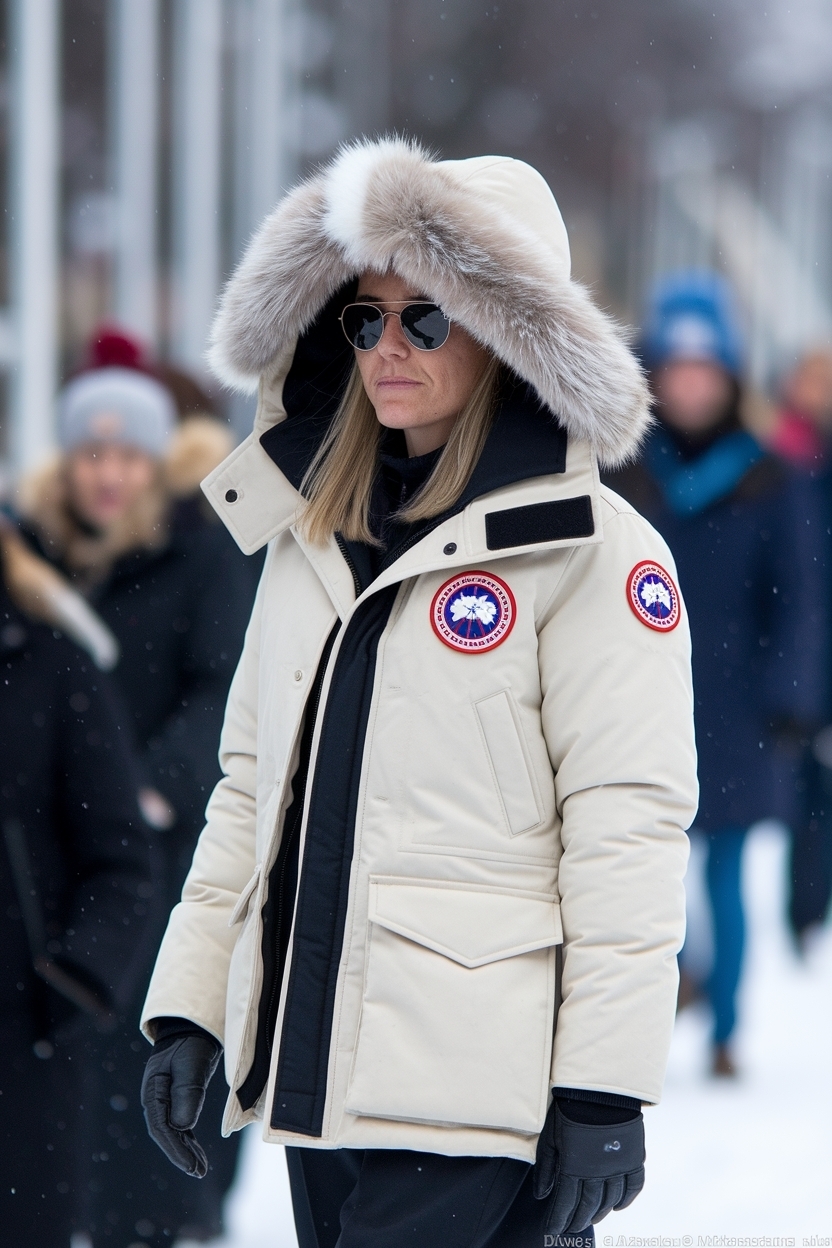 Canada Goose Women Outfits Baddie for Cold Weather outfit idea
