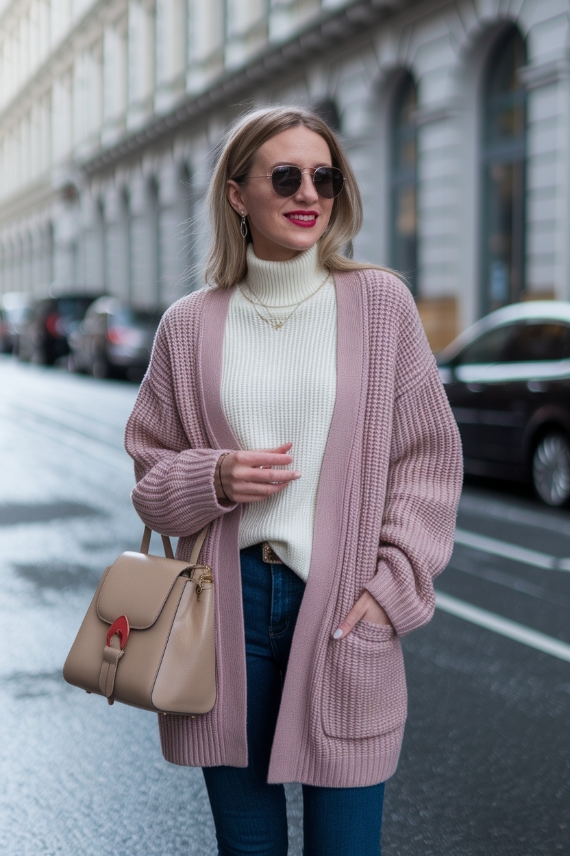 Cardigan Outfit for Women Winter: Stay Cozy and Chic outfit idea