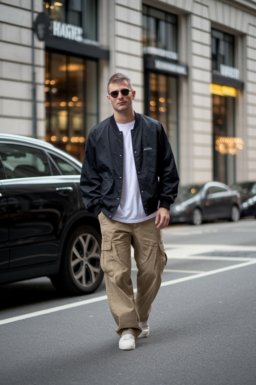 Cargo Pants Outfit Men Streetwear: Urban Style Essentials outfit idea