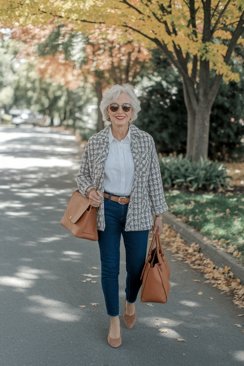 Casual Fall Outfits for Women Over 50: Flattering Choices outfit idea