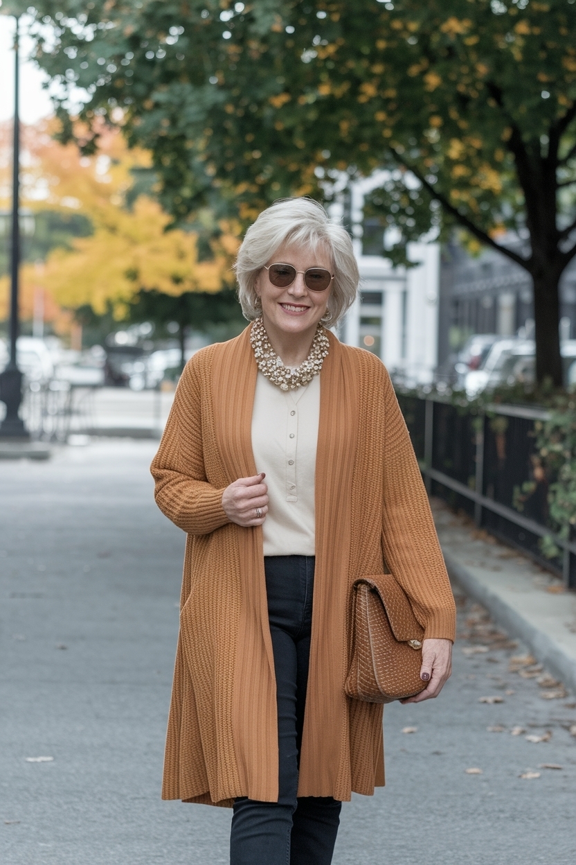 Casual Fall Outfits for Women Over 50: Chic and Comfy outfit idea
