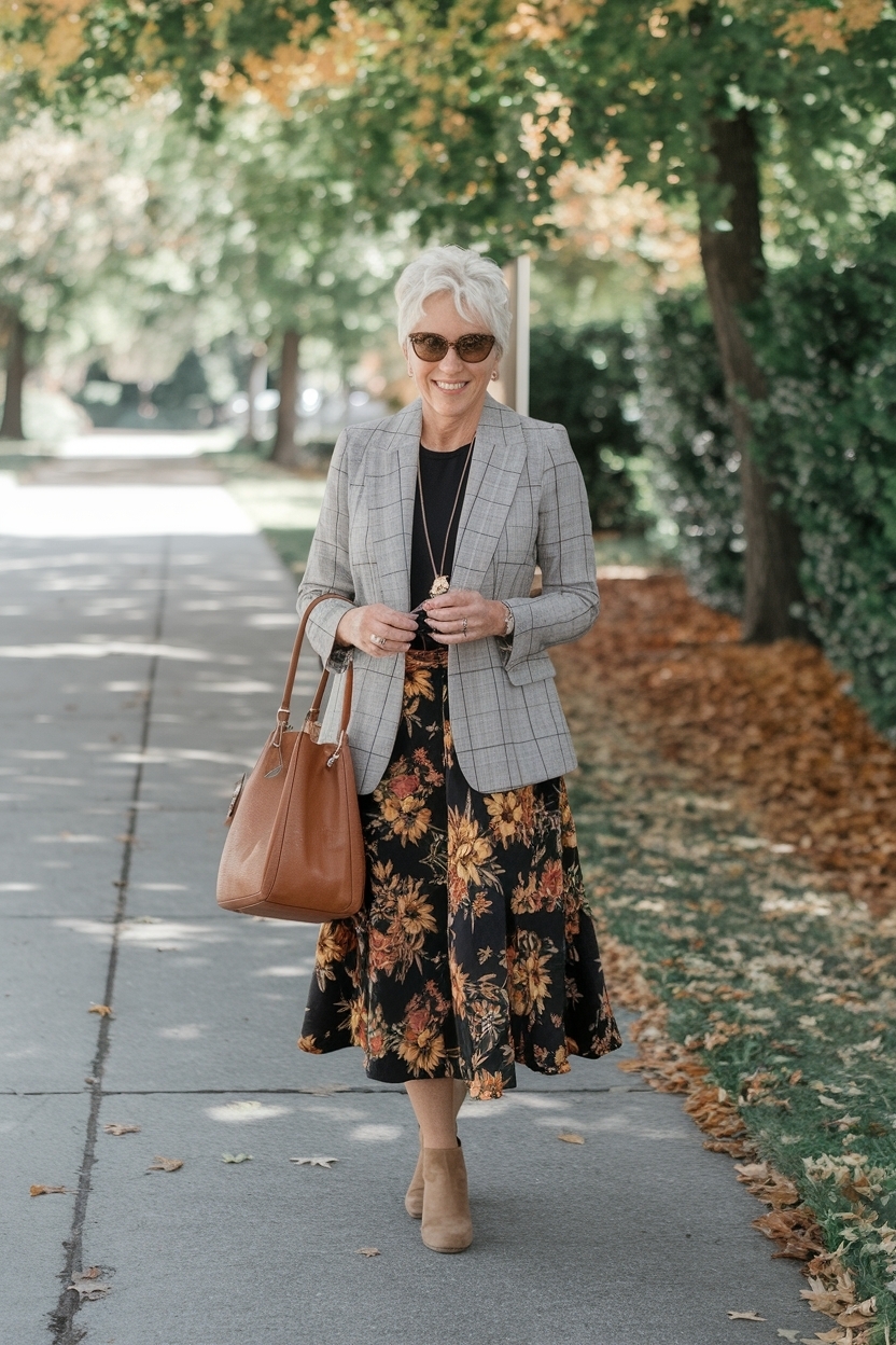 Casual Fall Outfits Women Over 50: Age-Defying Fashion outfit idea
