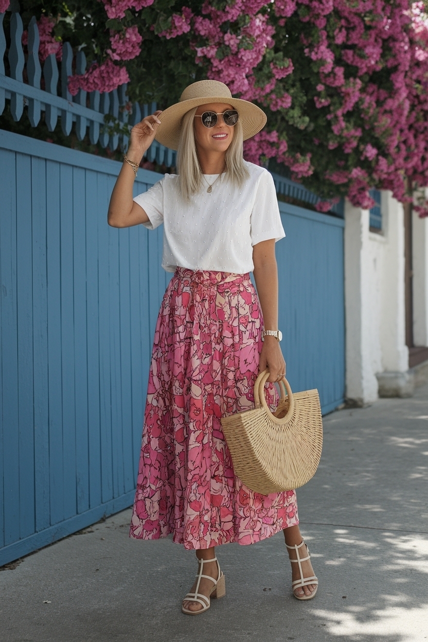 Casual Outfits for Women Over 40 Summer: Effortless Chic outfit idea