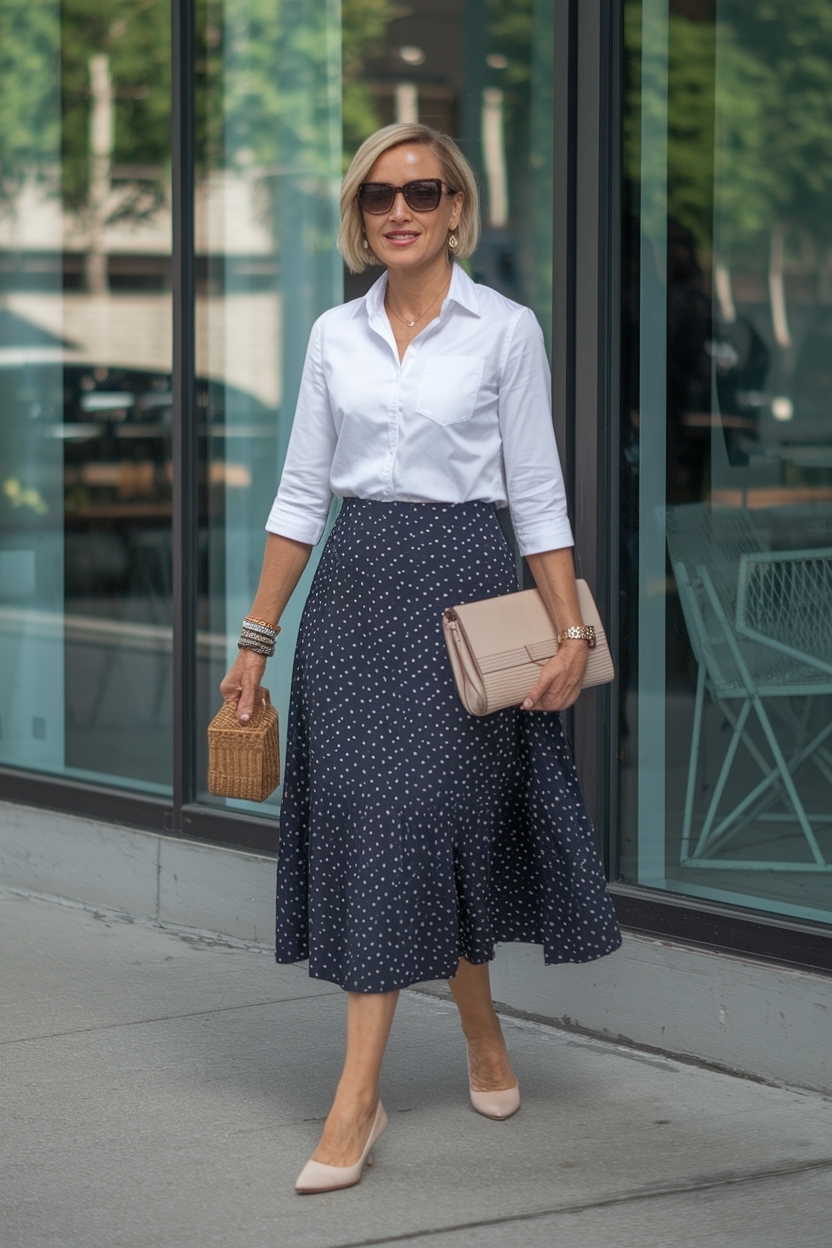 Casual Summer Office Outfits for Women: Mixing Comfort outfit idea