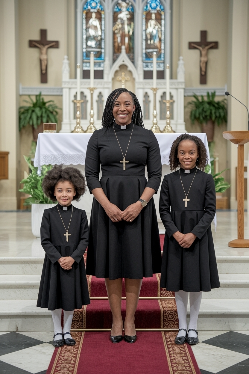 7. Cute Church Outfit Black Women Kids Will Enjoy outfit idea