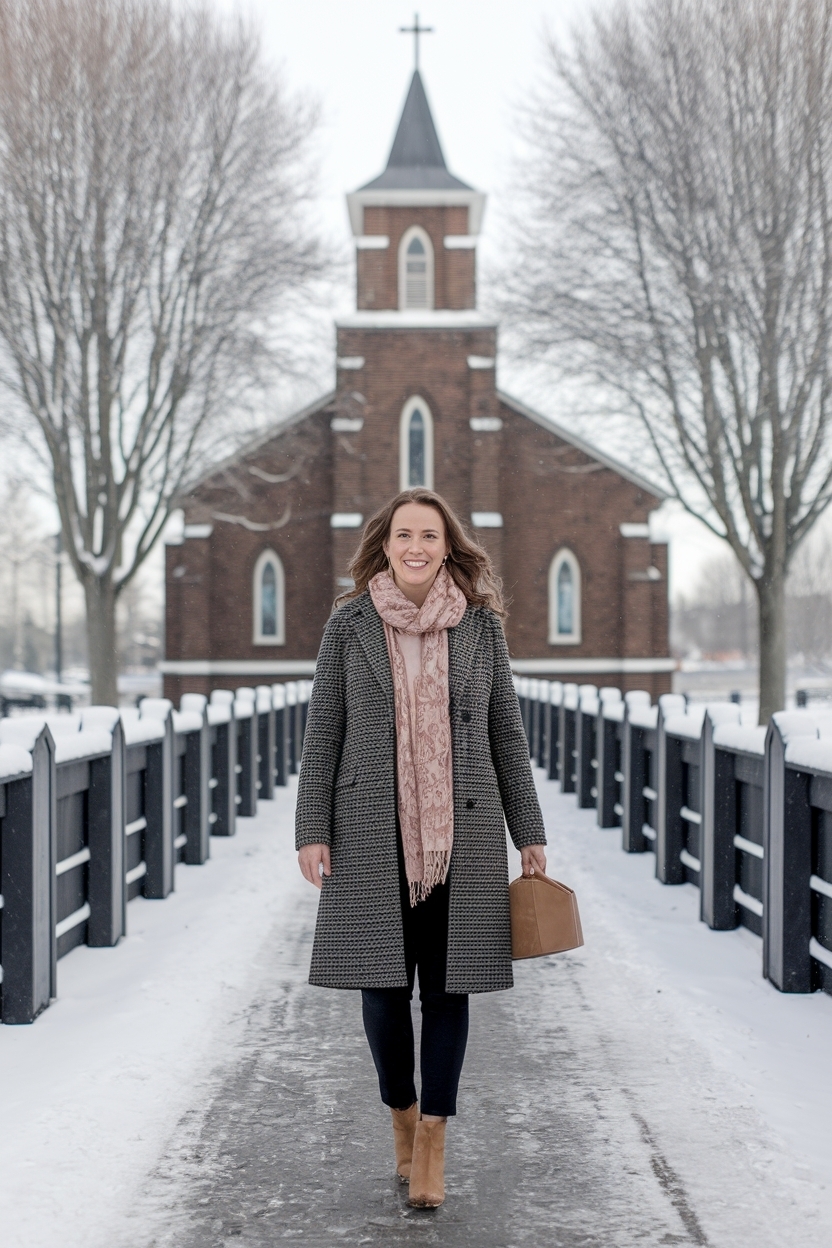 Church Outfit for Women Winter: Stylish Layers for Worship outfit idea