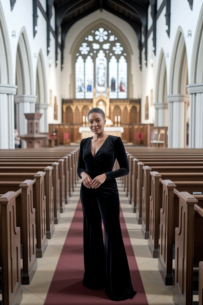 Church Wedding Guest Outfit Black Women: Elegant Choices outfit idea