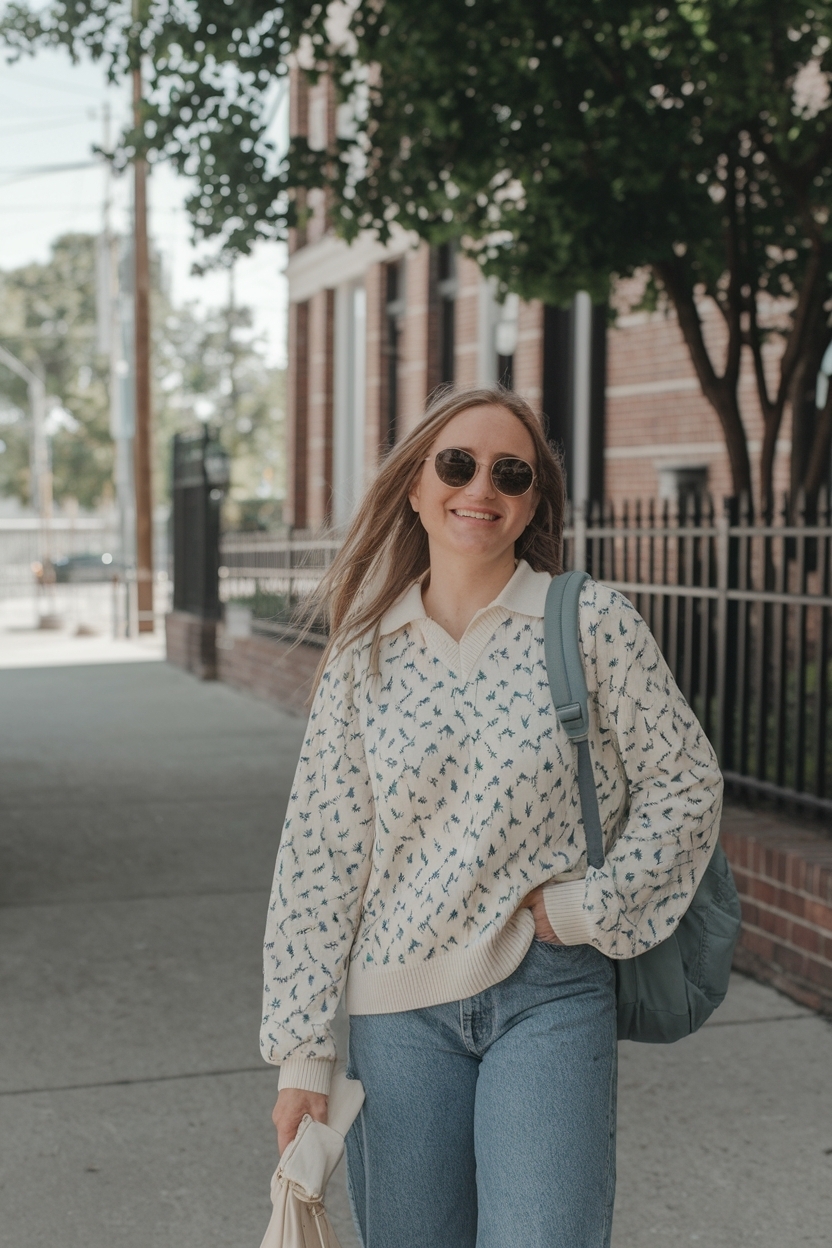 Comfy School Outfits Lazy Days: Stylish Yet Laid-Back Looks outfit idea