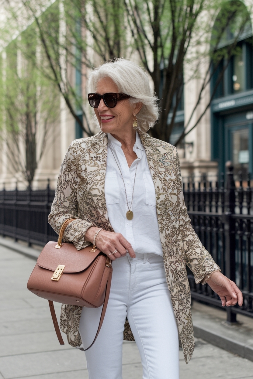 Stylish Cute Spring Outfits for Women Over 50 CA outfit idea
