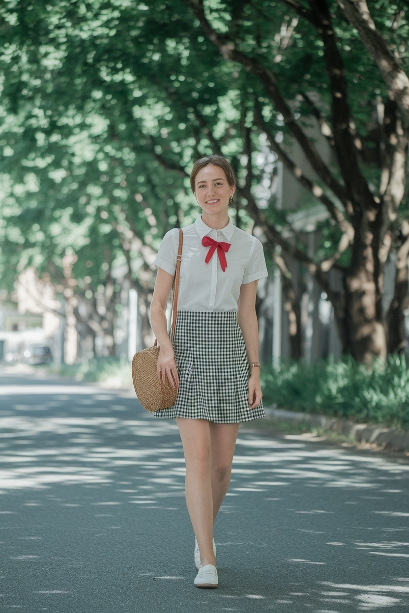 Cute Summer Fits for School: Effortless and Trendy Looks outfit idea