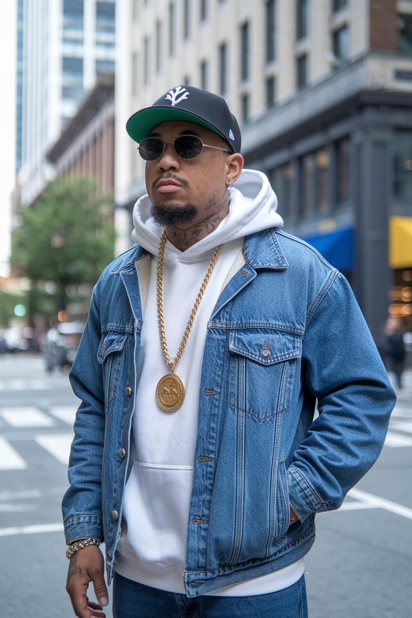 Early 2000s Hip Hop Fashion: Bold and Vibrant Looks outfit idea