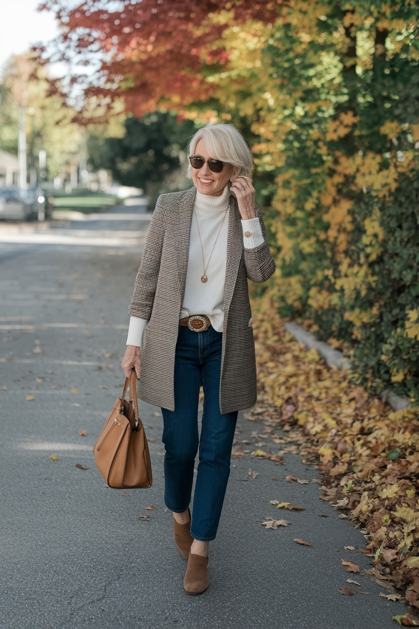 Fall Casual Outfits Women Over 50: Chic and Comfortable outfit idea