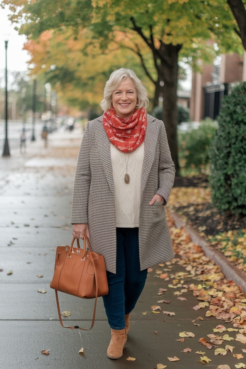 Fall Outfits Women Over 60 Casual Plus Size: Stylish Selections outfit idea