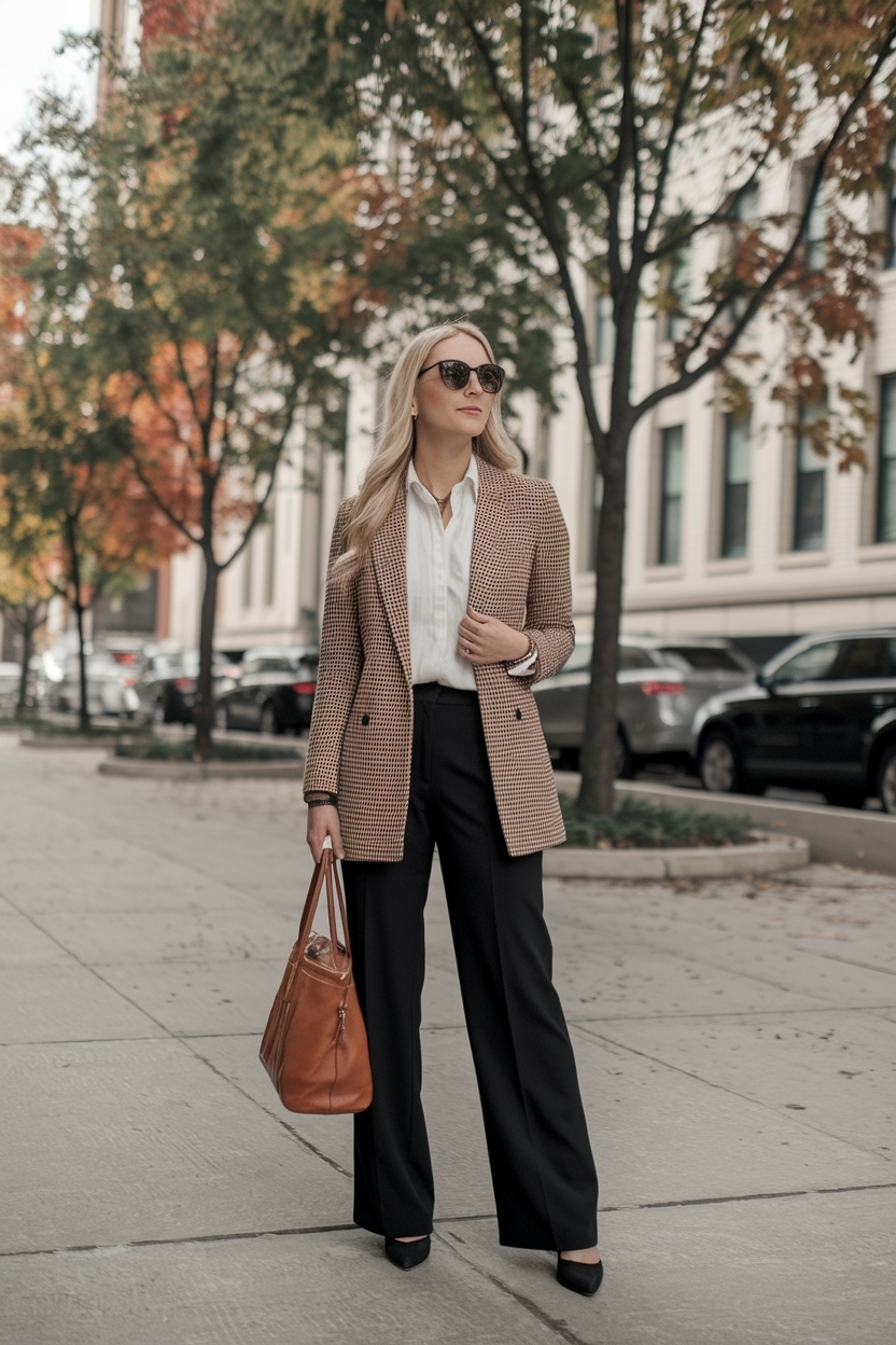 Chic Fall Work Outfits for Women to Impress at the Office outfit idea