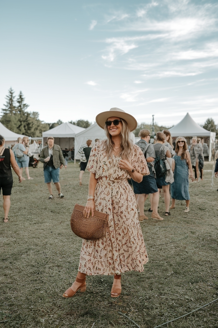 Festival Outfit Over 40 for Women Summer: Bright Styles outfit idea