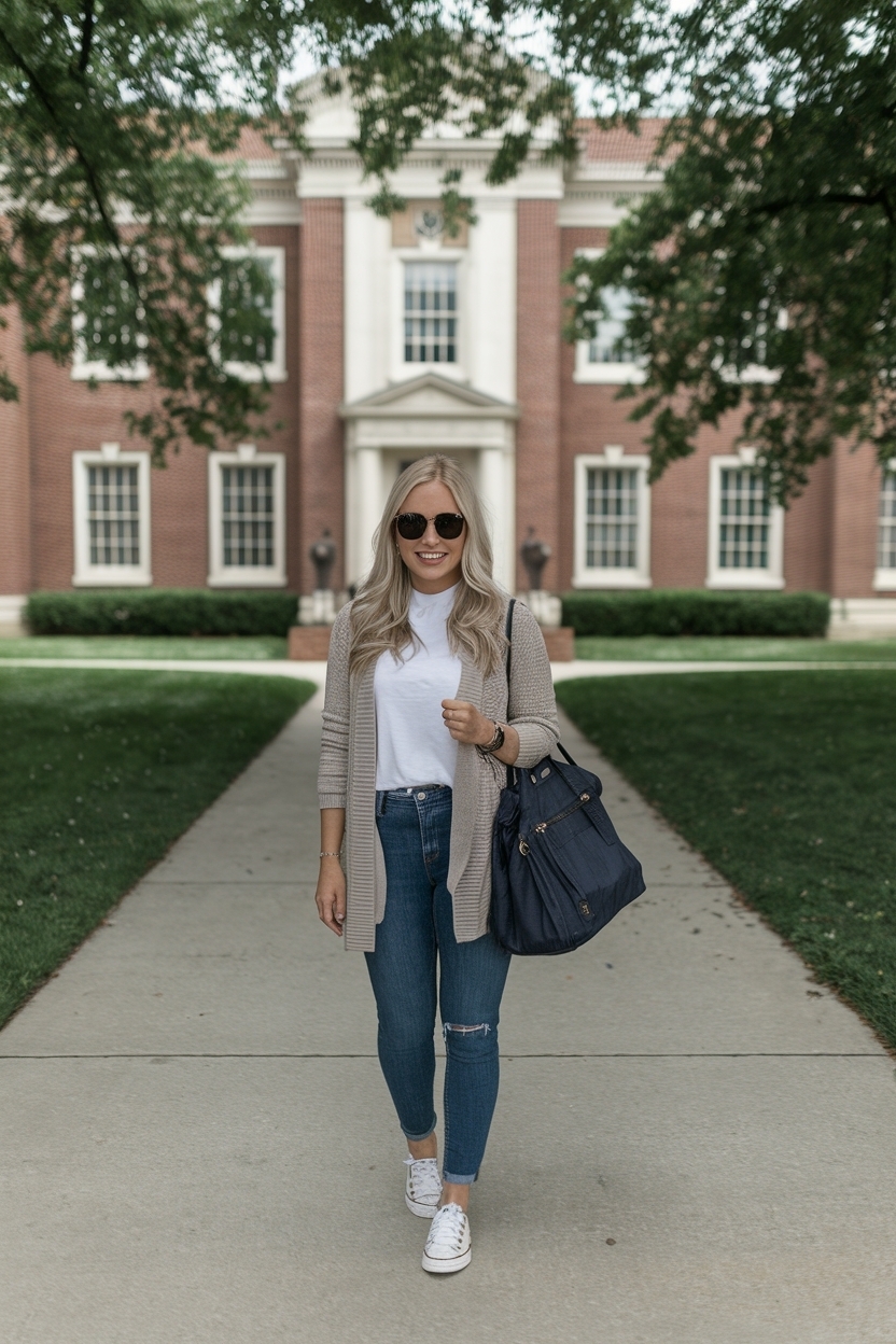 First Day of College Outfits: Making a Statement outfit idea