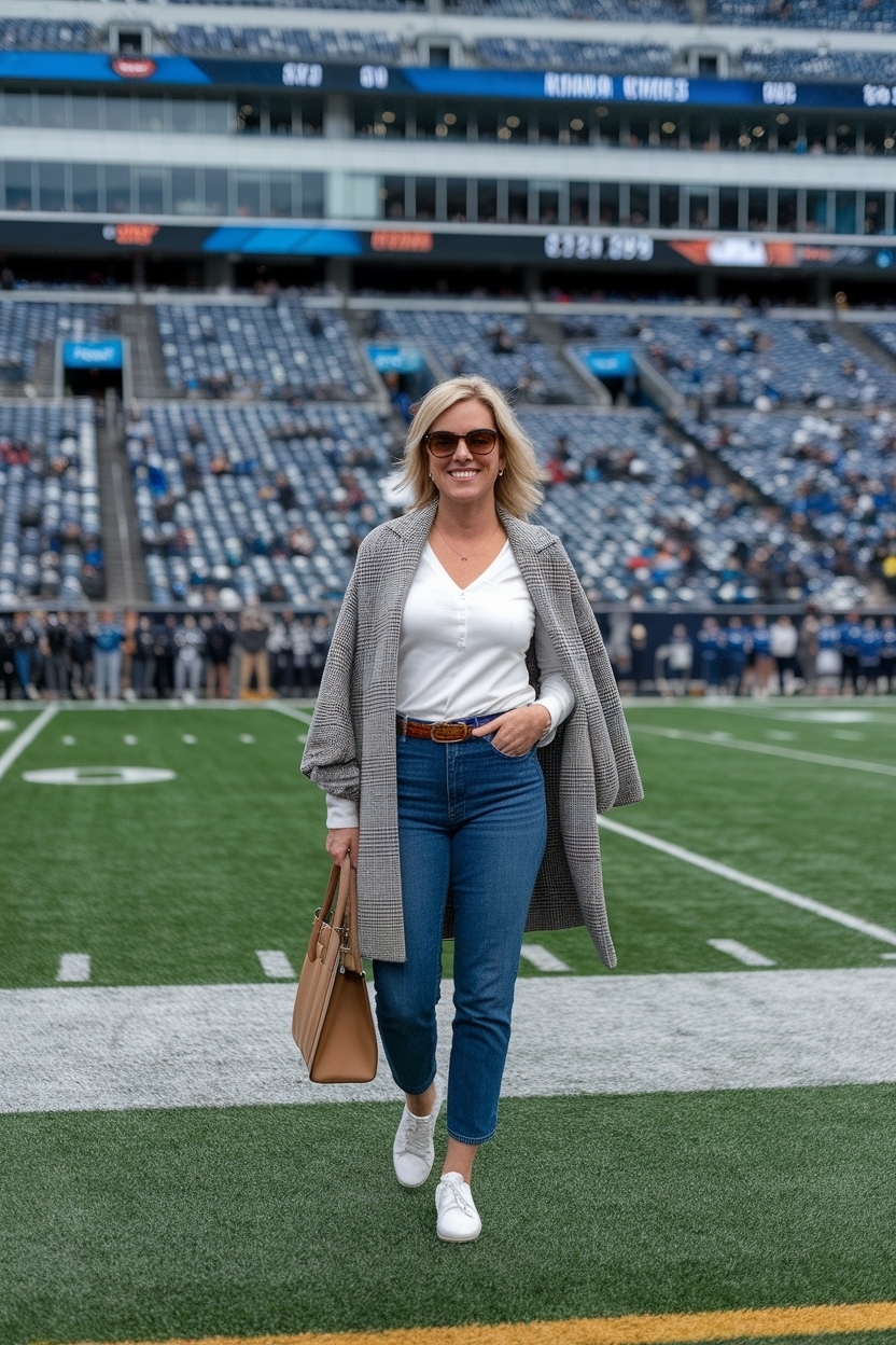 Football Game Outfits for Women Over 40: Chic Choices outfit idea