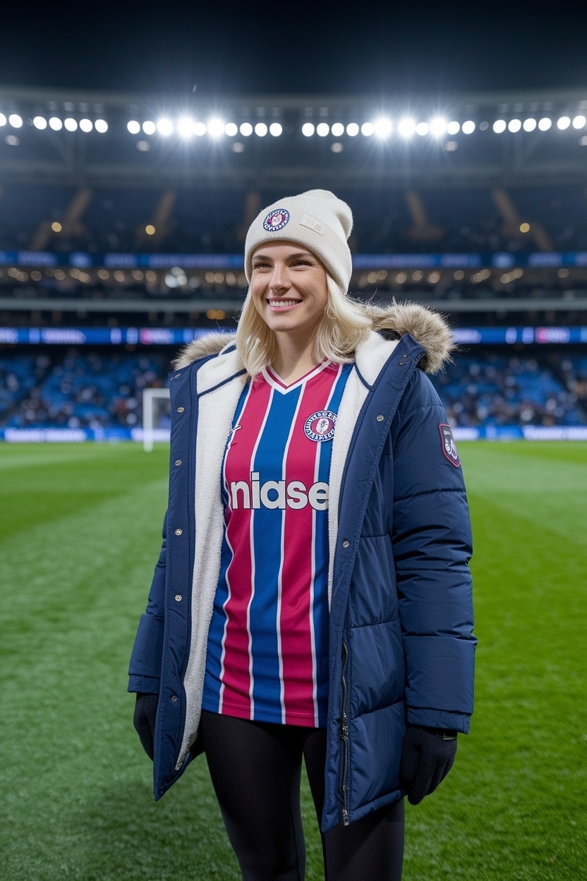 Football Jersey Outfit Women Winter: Cozy and Cool outfit idea