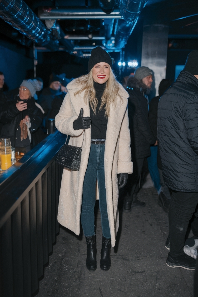 Going Out Winter Outfits Night Club: Stay Warm, Look Cool outfit idea