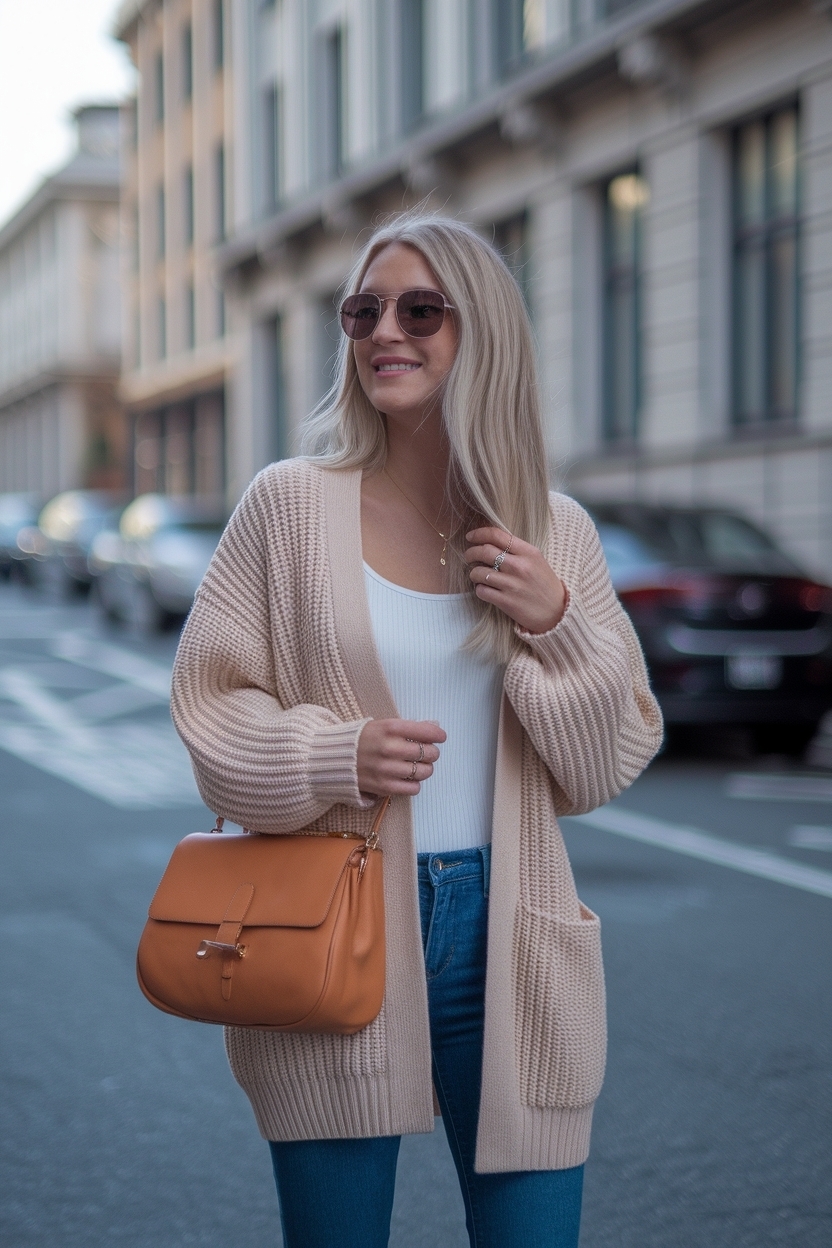 Knit Cardigan Outfit for Women: Perfect for Any Occasion outfit idea