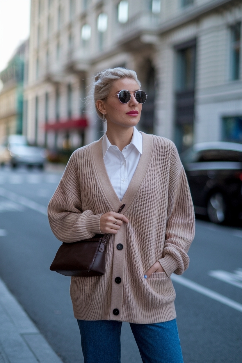 Mens Cardigan Sweater Outfit for Women: Breaking Boundaries outfit idea