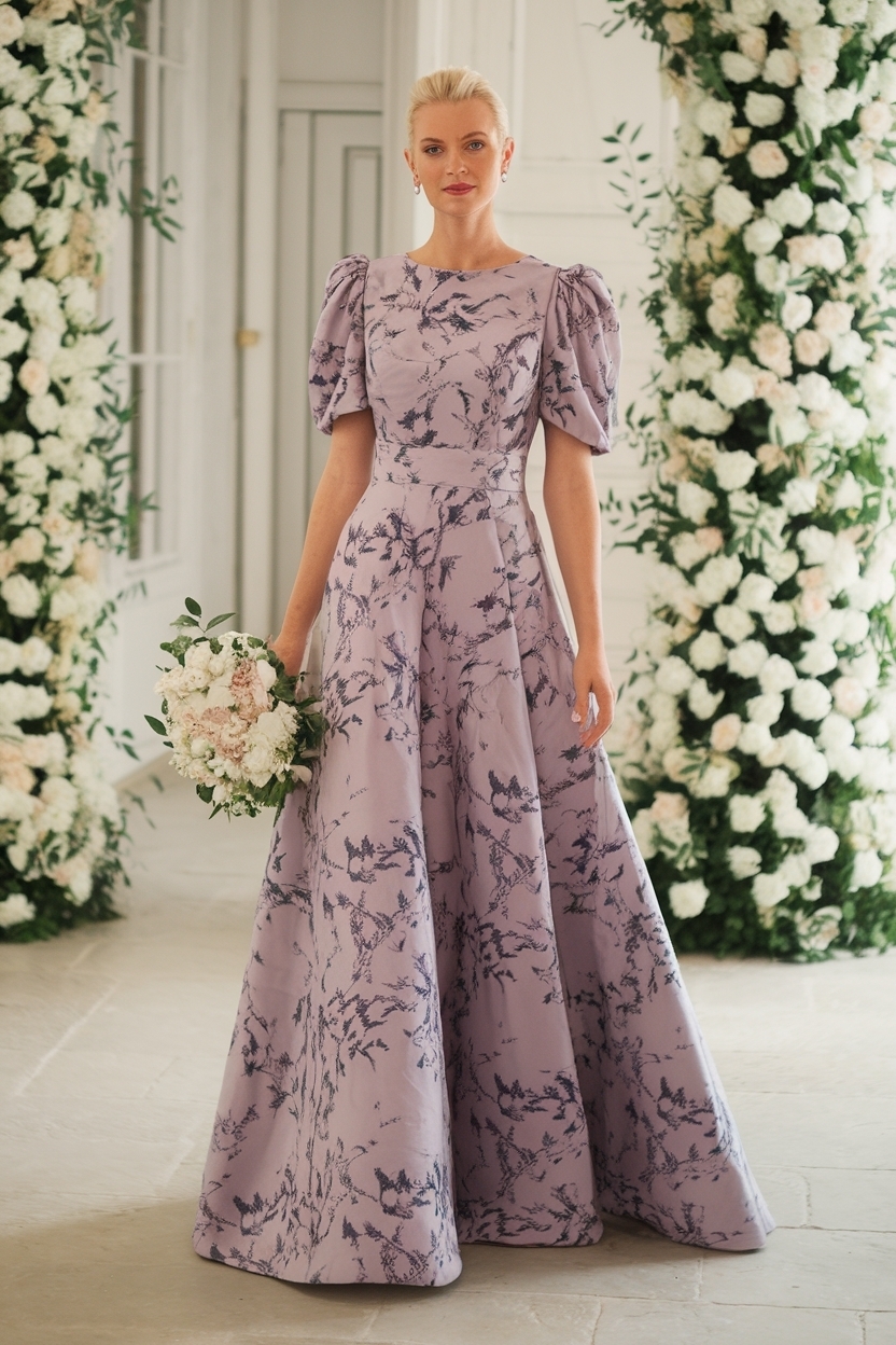 Mother of the Bride Dresses Spring: Floral and Elegant Styles outfit idea