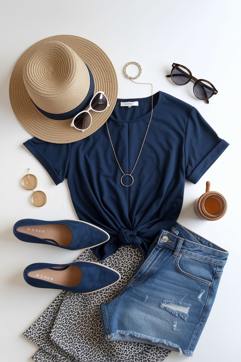Navy Blue Top Outfit Ideas to Elevate Your Look outfit idea