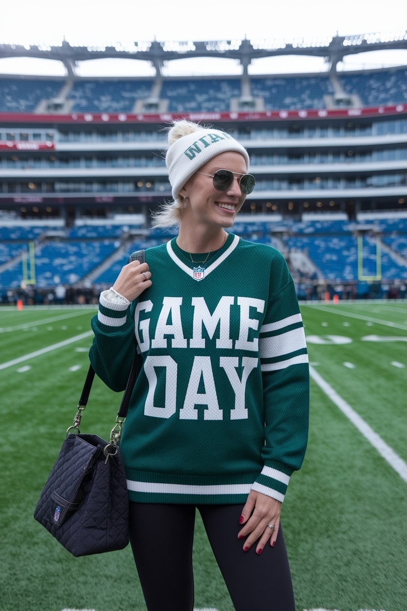 NFL Game Day Outfit Woman: Fashion for Every Fan outfit idea