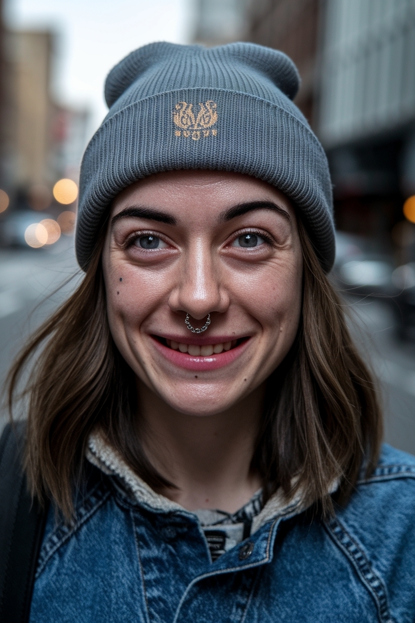 Nose Piercing on Both Sides: Balancing Your Look outfit idea